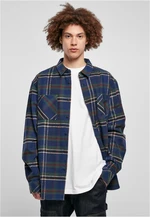 Plaid Mountain Shirt Dark Blue/Bottle Green