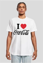 Men's T-shirt I Love Coca Cola white