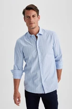 DEFACTO Modern Fit Non Iron Long Sleeve Shirt