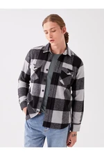 LC Waikiki Regular Fit Long Sleeve Plaid Men's Lumberjack Shirt Jacket