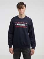 Men's Diesel Sweatshirt Dark Blue - Men's