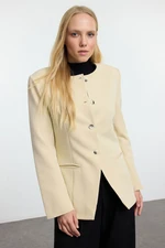 Trendyol Stone Bike Round Neck Blazer Jacket