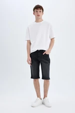 DEFACTO Regular Fit Jean Bermuda Shorts