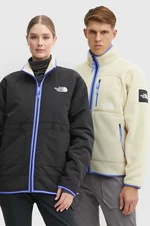 Obojstranná bunda The North Face TNF x Yinka Ilori béžová farba, prechodná, NF0A89GK4D51