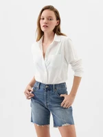 GAP Oxford Shirt with Logo - Women's