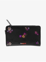 Black Desigual Flor Yvette Yvette Emma 2.0 Ma Wallet - Ladies