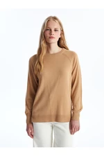 LC Waikiki Crew Neck Plain Long Sleeve Women's Knitwear Sweater