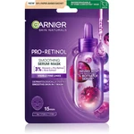 Garnier Skin Naturals Pro-Retinol vyhlazující plátýnková maska 22 g