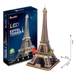 Puzzle 3D Eiffelova věž / led - 82 dílků