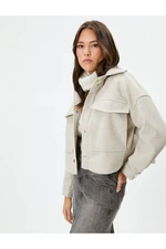 Koton Şahika Ercümen X - Crop Jacket with Cargo Pocket