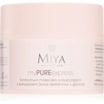 MIYA Cosmetics myPUREexpress čisticí maska pro redukci kožního mazu a minimalizaci pórů 50 g