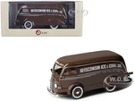 1938 International D-300 Delivery Van Brown "Wisconsin Ice &amp; Coal Co. - Coal Fuel-Oil Coke" Limited Edition to 125 pieces Worldwide 1/43 Model Ca
