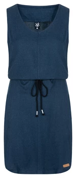 Women's dress LOAP NECLA Dark blue