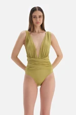 Dagi Pistachio Deep V Swimwear