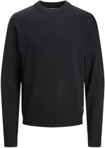 Jack&Jones Pánský svetr JJEJACK Regular Fit 12236774 Black XL