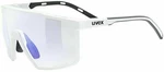 UVEX MTN Perform Small V White Mat/Variomatic Litemirror Blue Cyklistické brýle