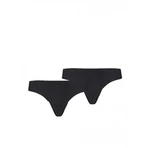 2PACK women's thongs Puma black