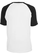 Raglan contrasting t-shirt wht/blk