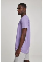 Shaped long lavender t-shirt