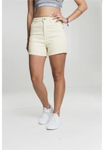 Women's Highwaist Stretch Twill Shorts Powder Yellow