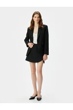 Koton Blazer Jacket Single Button with Flap Pocket