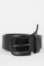 DEFACTO Men's Faux Leather Belt