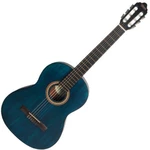 Valencia VC204 4/4 Transparent Blue Guitare classique