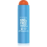 Rimmel Kind & Free multifunkční líčidlo pro oči, rty a tvář odstín 004 Tangerine Dream 5 g
