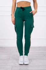 Trousers cargo green