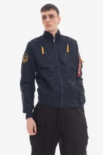 Bunda Alpha Industries Falcon II 156109 07 pánská, tmavomodrá barva, přechodná