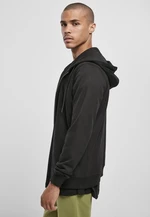 Basic Terry Zip Hoody Black