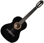 Valencia VC104E 4/4 Black Guitarra clásica con preamplificador