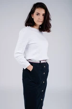 Tommy Hilfiger Skirt - TH COOL POPLIN GMD SKIRT dark blue