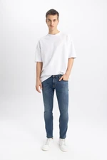 DEFACTO Carlo Skinny Fit Extra Narrow Fit Normal Waist Extra Narrow Leg Jean Trousers