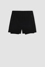 DEFACTO Fit Slim Fit Slim Cut Sports Woven Shorts