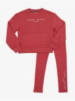 Tommy Hilfiger Red Girls' Tracksuit - Girls