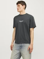 Dark grey men's T-shirt Jack & Jones Vesterbro