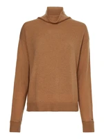 Tommy Hilfiger Sweater - SOFTWOOL MOCK-NK SWE brown