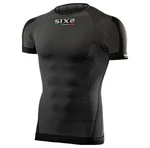 SIX2 TS1 Short-Sleeve Black M Camisa funcional para moto