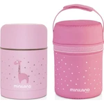 Miniland Termoska Silky na jedlo Pink 600ml