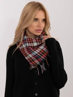 Women's checkered scarf