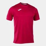 Pánské/chlapecké tričko Joma T-Shirt Combi S/S Fuchsia Maroon