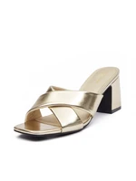 Orsay Gold women's heeled slippers - Women's