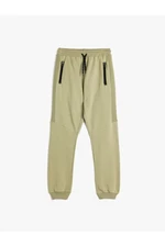 Koton Jogger Sweatpants Tied Waist Raised Cotton