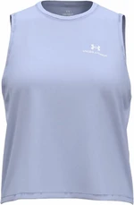 Under Armour Women's Rush Energy Crop Tank Celeste/White M Fitness tričko