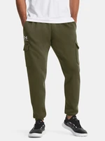 Under Armour UA Essential Flc Cargo Tepláky Zelená