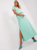 Mint Casual Short Sleeve Dress