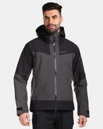 Men's Waterproof Hardshell Jacket Kilpi MAMBA-M Dark Grey