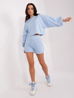 Light blue two-piece tracksuit