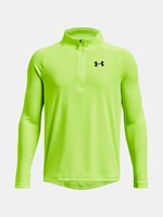 Neónovo zelené športové tričko Under Armour UA Tech 2.0 1/2 Zip